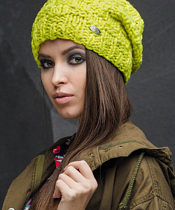 Шапка SuperShapka (54-58, Лайм)