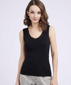 Майка Clever (L, Черный)