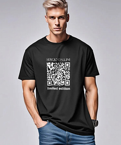 Футболка муж. Sergio Dallini (M/L, Черный)