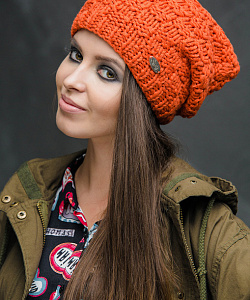 Шапка SuperShapka (54-58, Оранжевый)