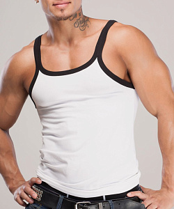 Майка муж. OPIUM (XL, Белый)