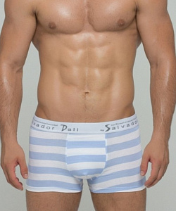 Трусы Salvador Dali (XL, Бело-Голубой)