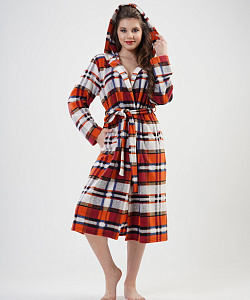 Халат Vienetta (L, Коричневый)