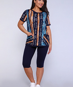 Костюм Натали (48, Синий)