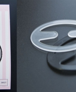 Клипсы для бюста Coquette Revue (в размерах, Черный/Прозрачный)