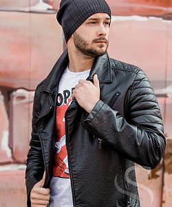 Шапка муж. SuperShapka (54-58, Серый)