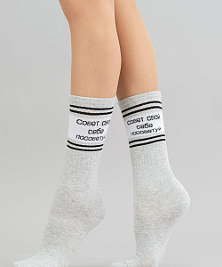 Носки Giulia (36-38, Light Grey melange)