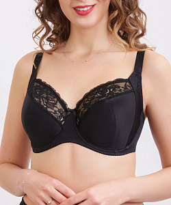 Бюст MilaVitsa (80, I, Черный с нюдом)