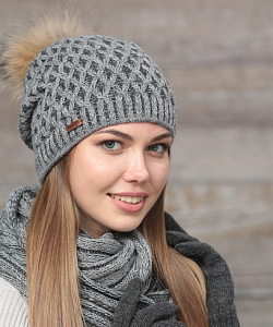 Шапка Fomas (Универсальный, Серый/Антрацит)