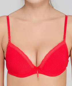 Бюст MilaVitsa (70, D, Красный)