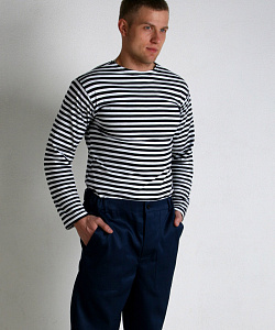 Тельняшка Barboleta (50, Черно-Белый)