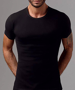 Футболка муж. Gasoline Blu (L, Черный)