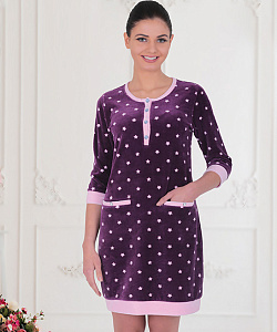 Туника Cocoon (S, Фиолетовый)