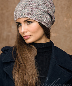 Шапка Gulyann (54-58, Св.Сиреневый/Св.Серый)