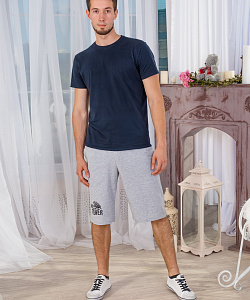 Бриджи Lena Basco (44, Серый меланж)