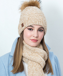 Шапка Fomas (Универсальный, Бежевый)