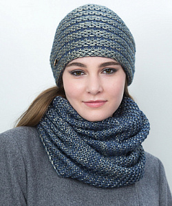 Шапка Fomas (Универсальный, Золотисто-Бирюзовый)