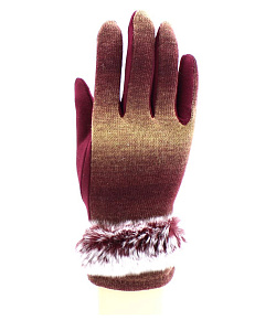 Перчатки Hobby (8,5, Бордовый)