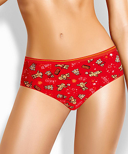 Трусы Clever (XL, Красный/Бежевый)