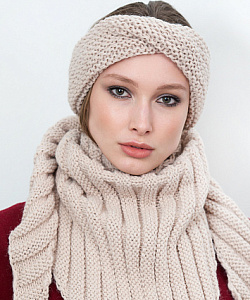 Повязка Fomas (Универсальный, Кремовый)