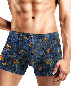Трусы муж. Clever (M, Т.Синий/Оранжевый)