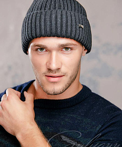 Шапка муж. Gulyann (54-58, Серый)