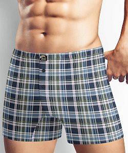 Трусы муж. Clever (L, Т.Синий/Зеленый)