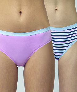 Трусы Salvador Dali (M, Розовый в полоску)