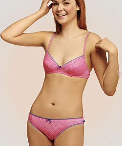 Бюст Key  (75, AA, Розовый)