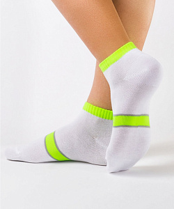 Носки Conte (23, Белый/Св.Зеленый)