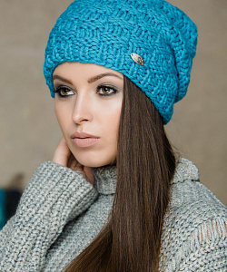 Шапка SuperShapka (54-58, Бирюза)