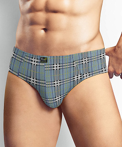 Трусы муж. Clever (XXL, Серый/Белый)