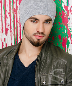 Шапка муж. SuperShapka (54-58, Св.Серый)